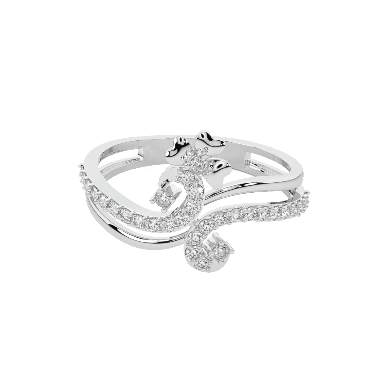 Levi Round Diamond Engagement Ring